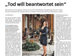 Tod will beantwortet sein